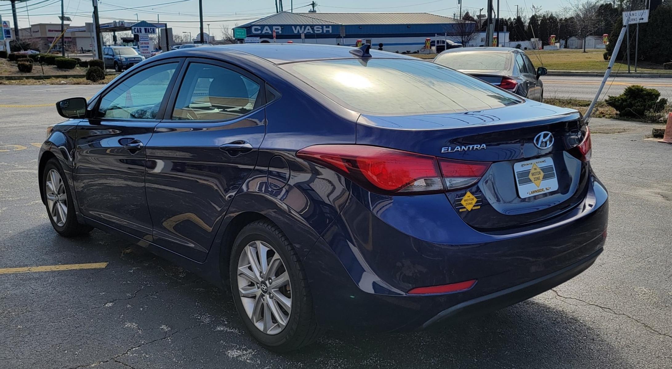 2014 Blue /Gray Hyundai Elantra Limited (5NPDH4AE2EH) with an 1.8L L4 DOHC 16V engine, 6-Speed Automatic transmission, located at 341 N White Horse Pike, Lawnside, NJ, 08045, (856) 262-9500, 39.855621, -75.027451 - Photo #3